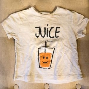 Zara juice t shirt